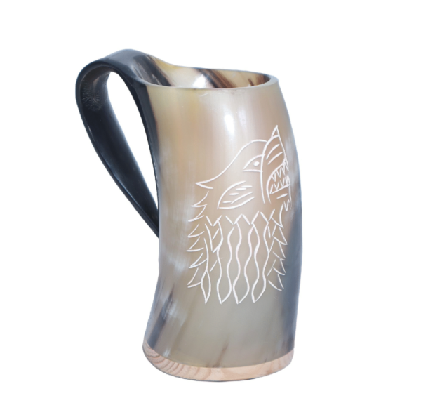 Ox Horn Beer Mug