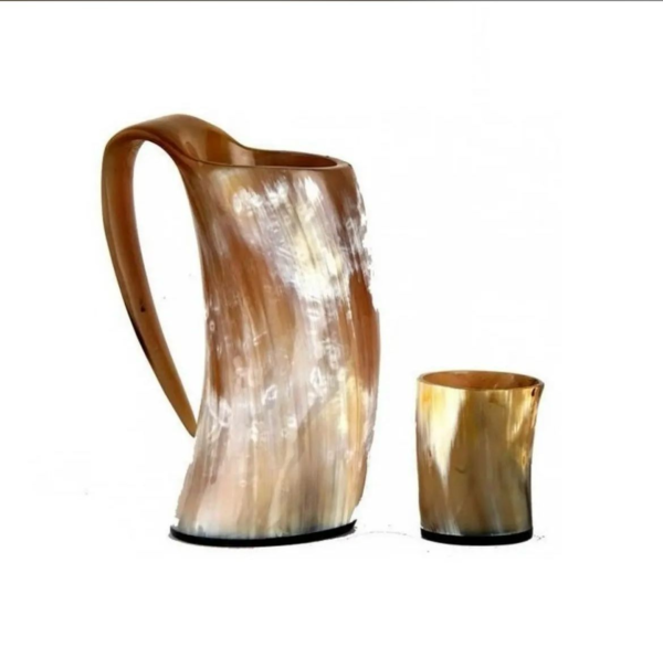 Horn Mug & Shot Glass