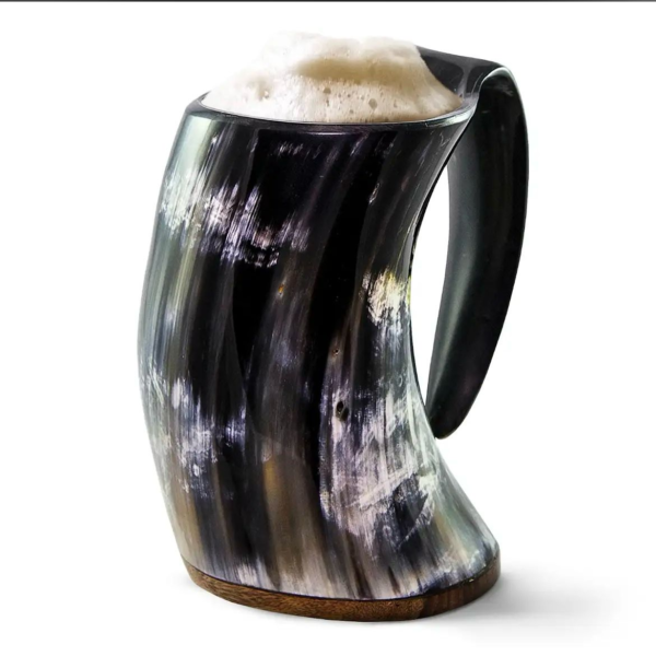 Horn Beer Mug