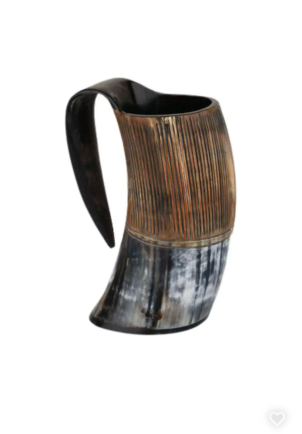 Beer Drinking Horn Mug