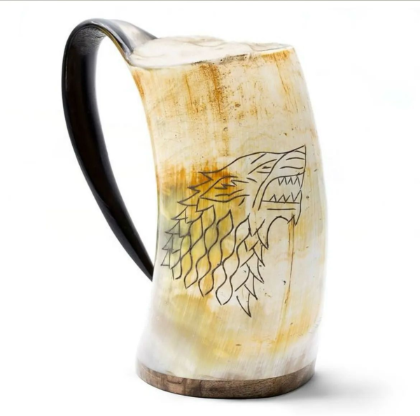 White Horn Mugs