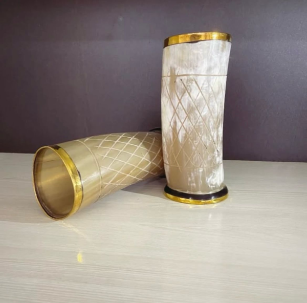 Drinking Horn Glass