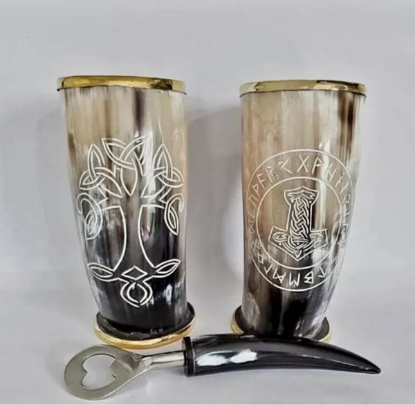 Horn Mug Set